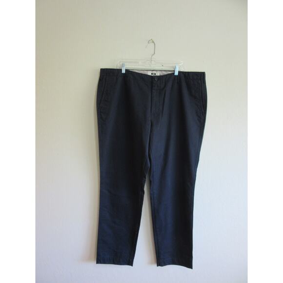 Two Pair Joseph Abboud Gray and Blue Chino 44x34 100% Cotton Pants NWT - Picture 1 of 10